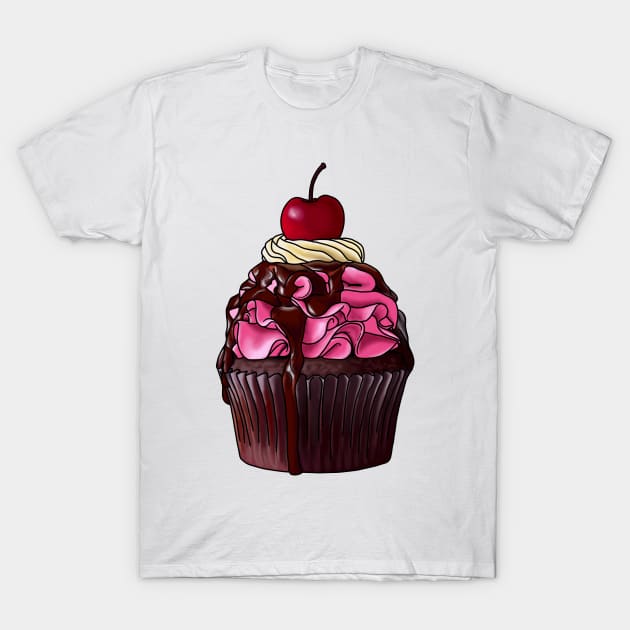 Cupcake T-Shirt by LeighsDesigns